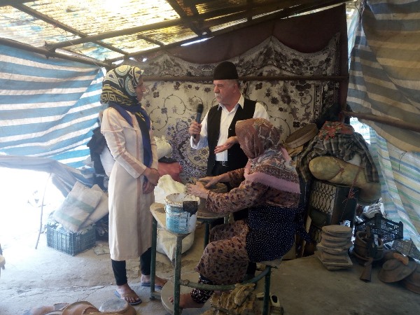 برگزاری جشنواره دلبافته های داری هنرمندان گلیم باف روستای عنبران آستارا