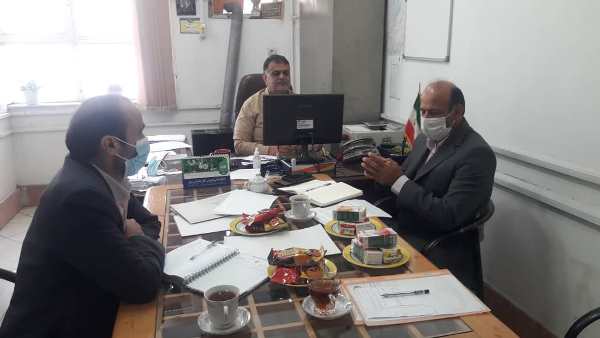 دیدارسرپرست مرکز شهید باهنر با ریاست کمیته امداد منطقه ۳ رشت